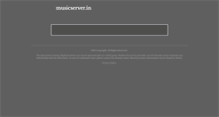 Desktop Screenshot of musicserver.in